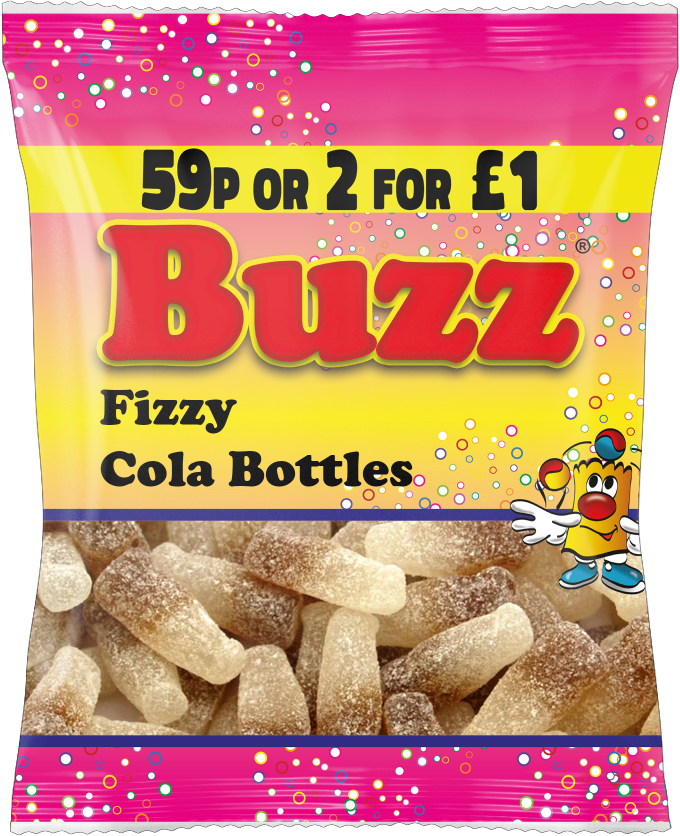 Buzz Sweets Fizzy Cola Bottles | Kids Bags