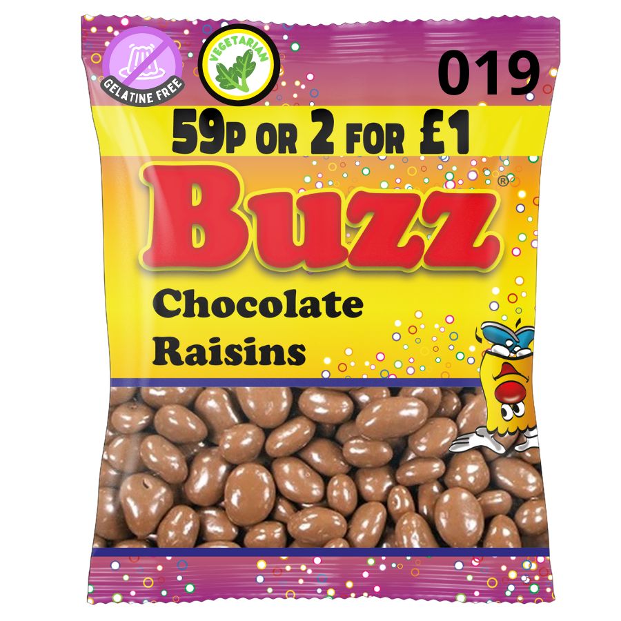 Buzz Sweets Chocolate Raisins | Kids Bags