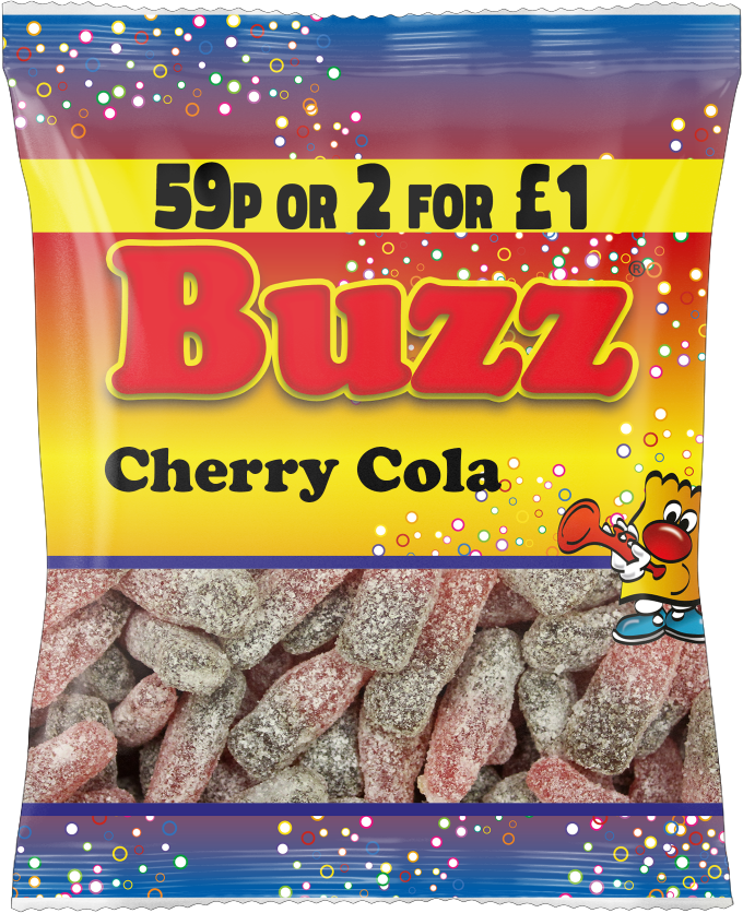 Buzz Sweets Cherry Cola Bottles | Kids Bags