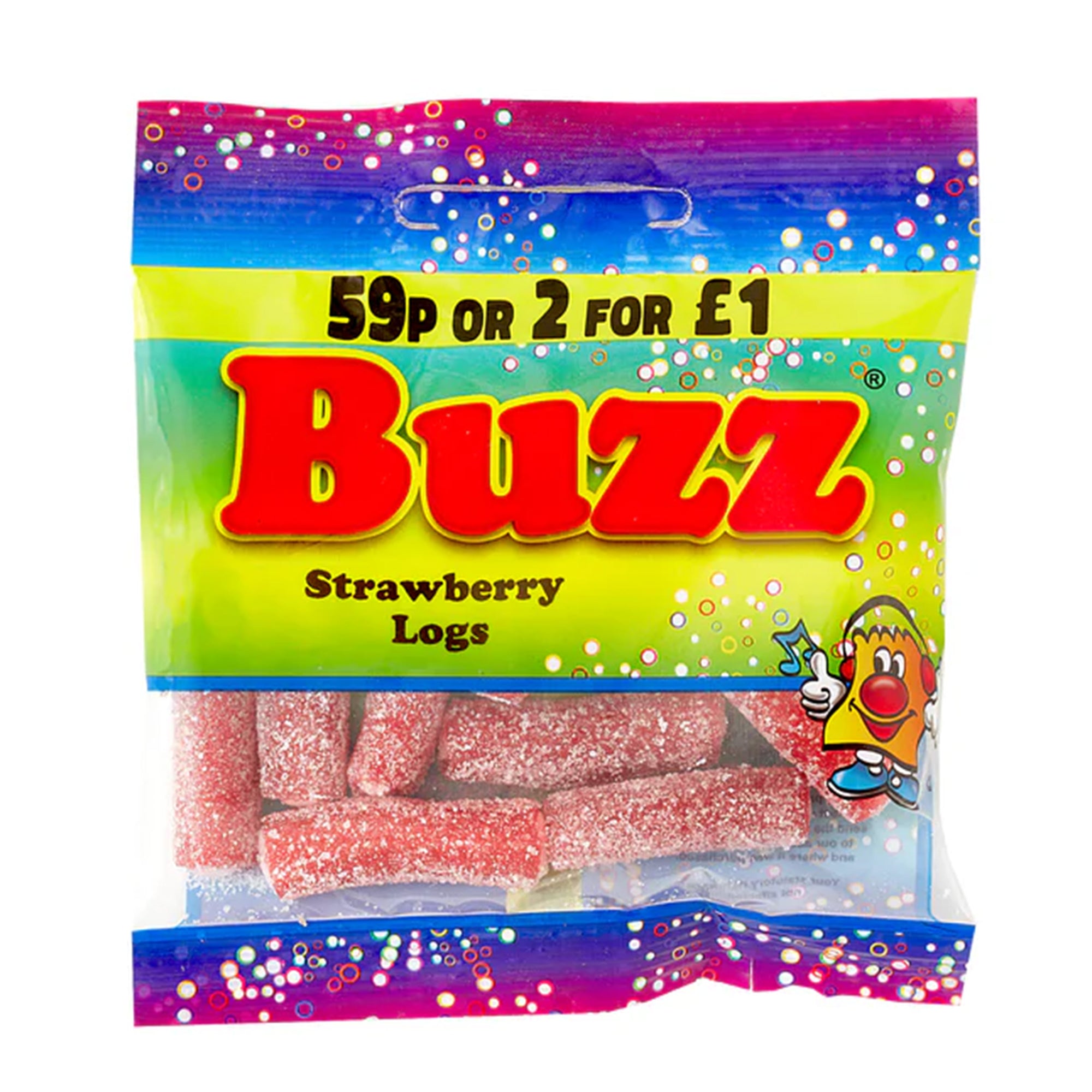 Buzz Sweets Strawberry Logs | Kids Bags