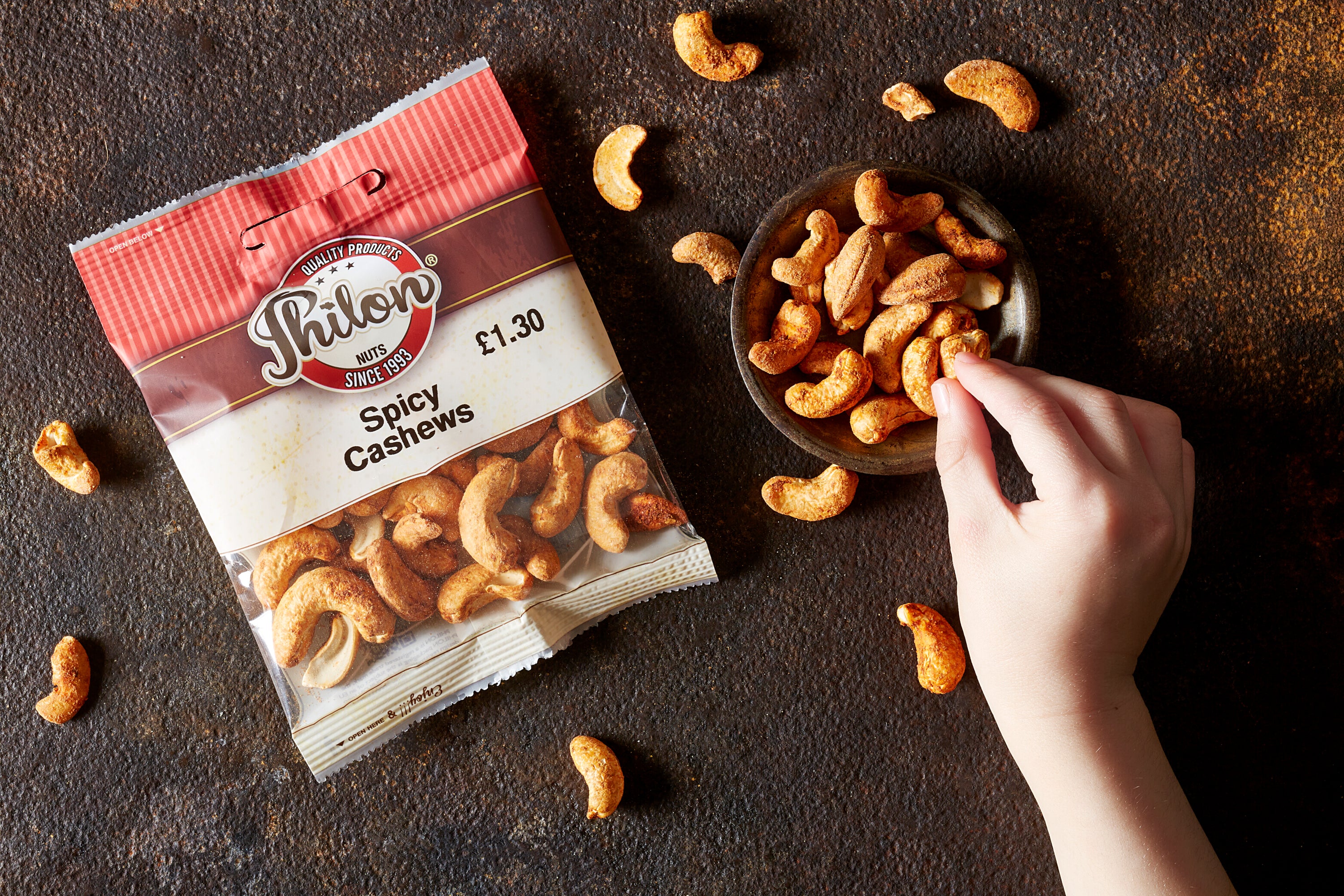 Philon Nuts Spicy Cashews