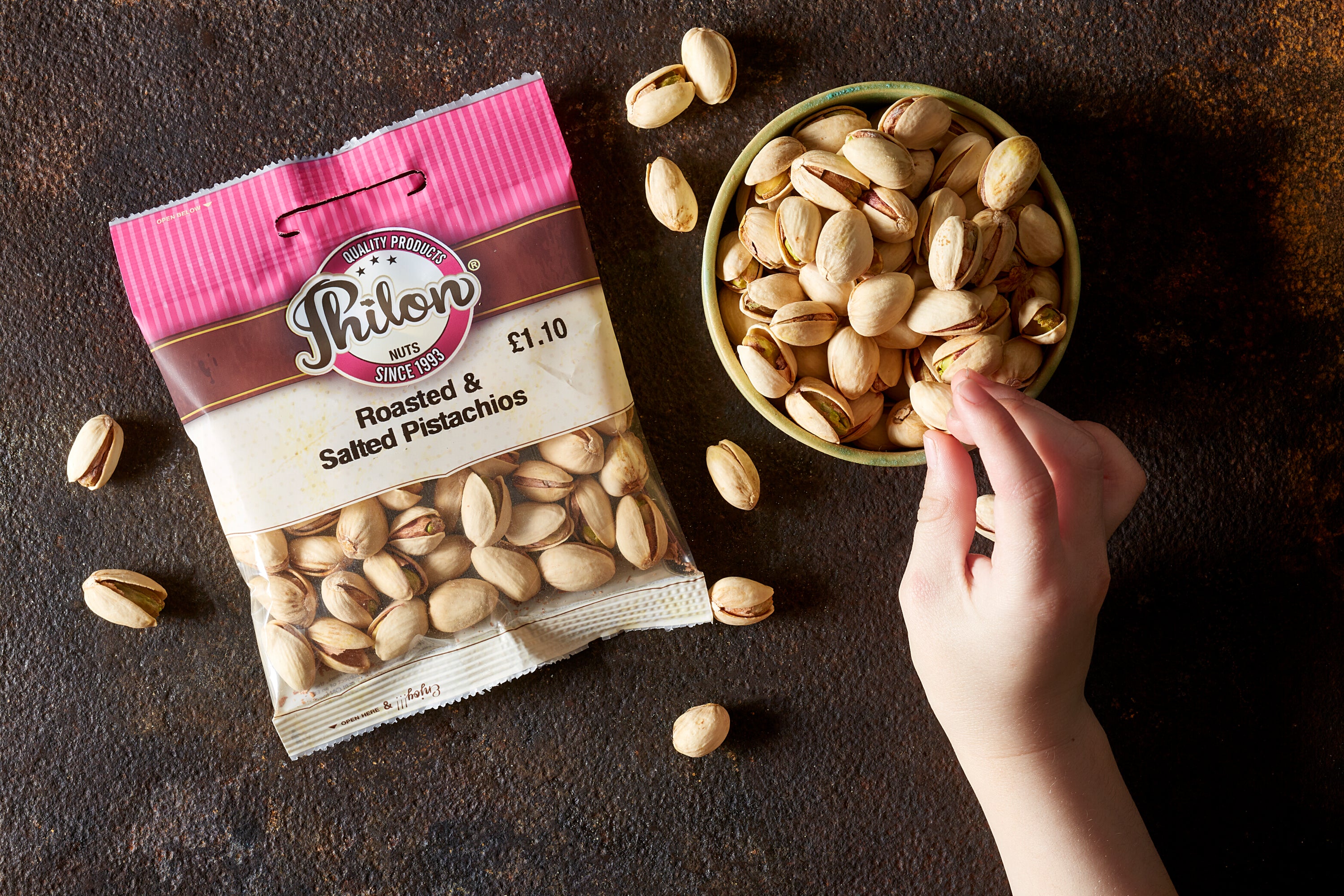 Philon Nuts Roasted Salted Pistachios