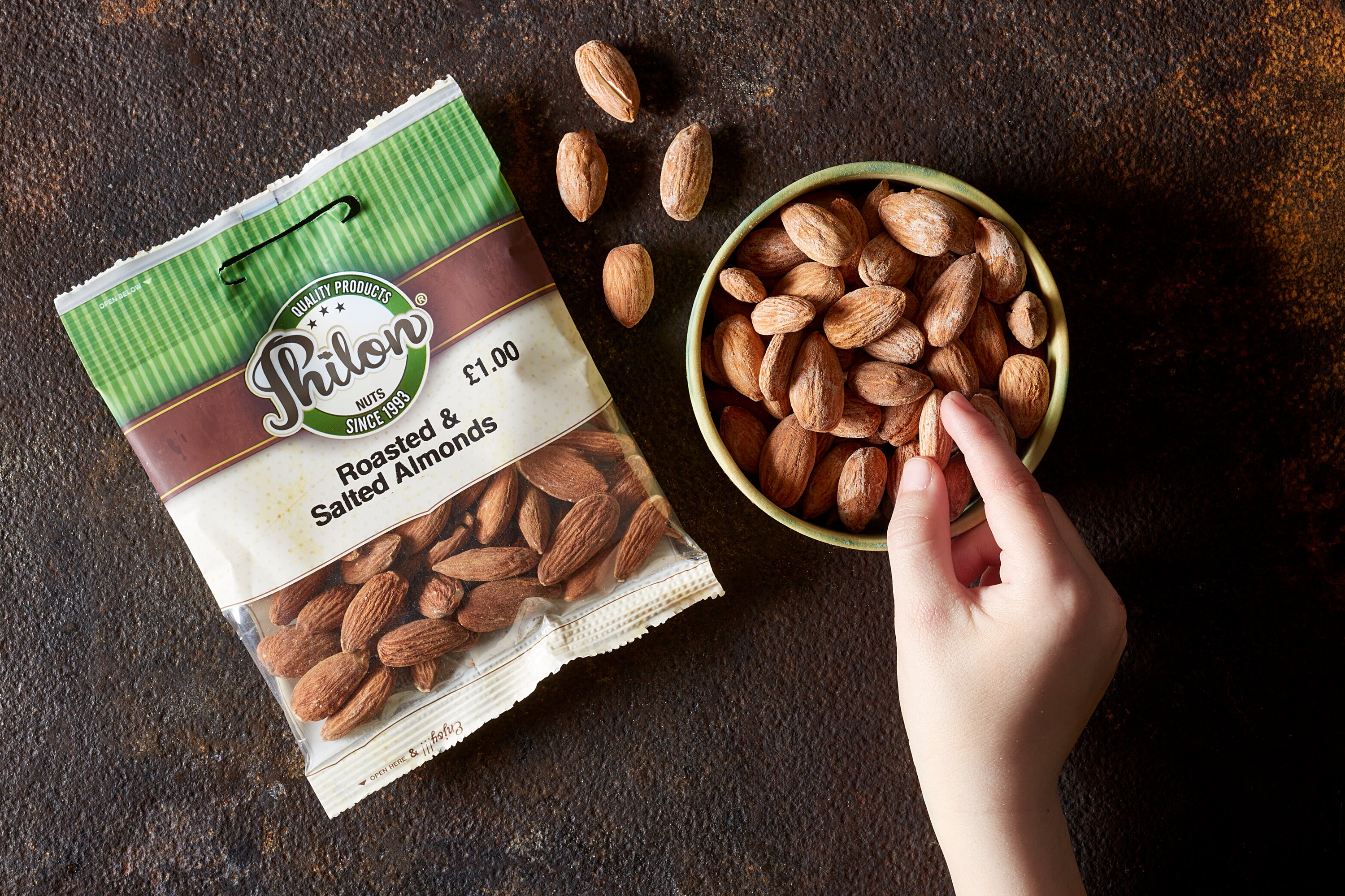 Philon Roasted and Salted Almonds