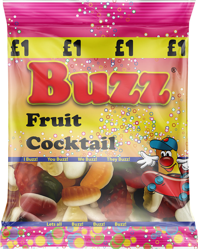 Buzz Sweets Fruit Cocktail | Share Pack