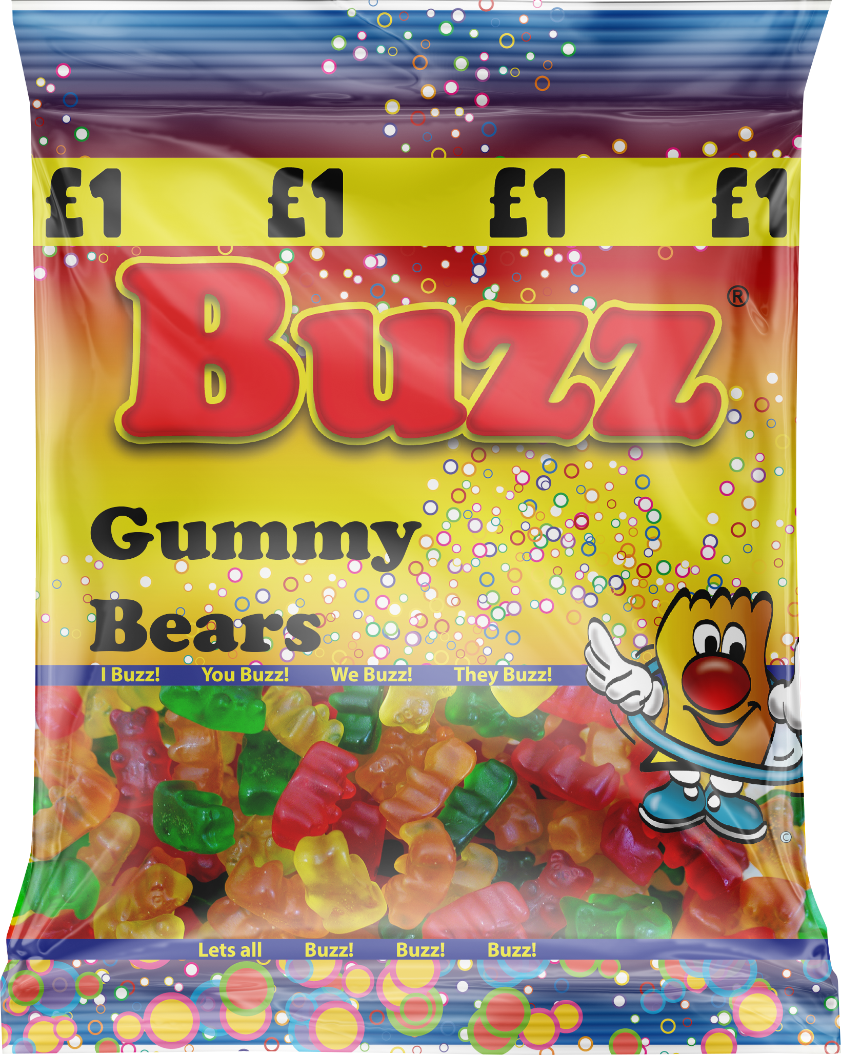 Buzz Sweets Gummy Bears | Share Pack