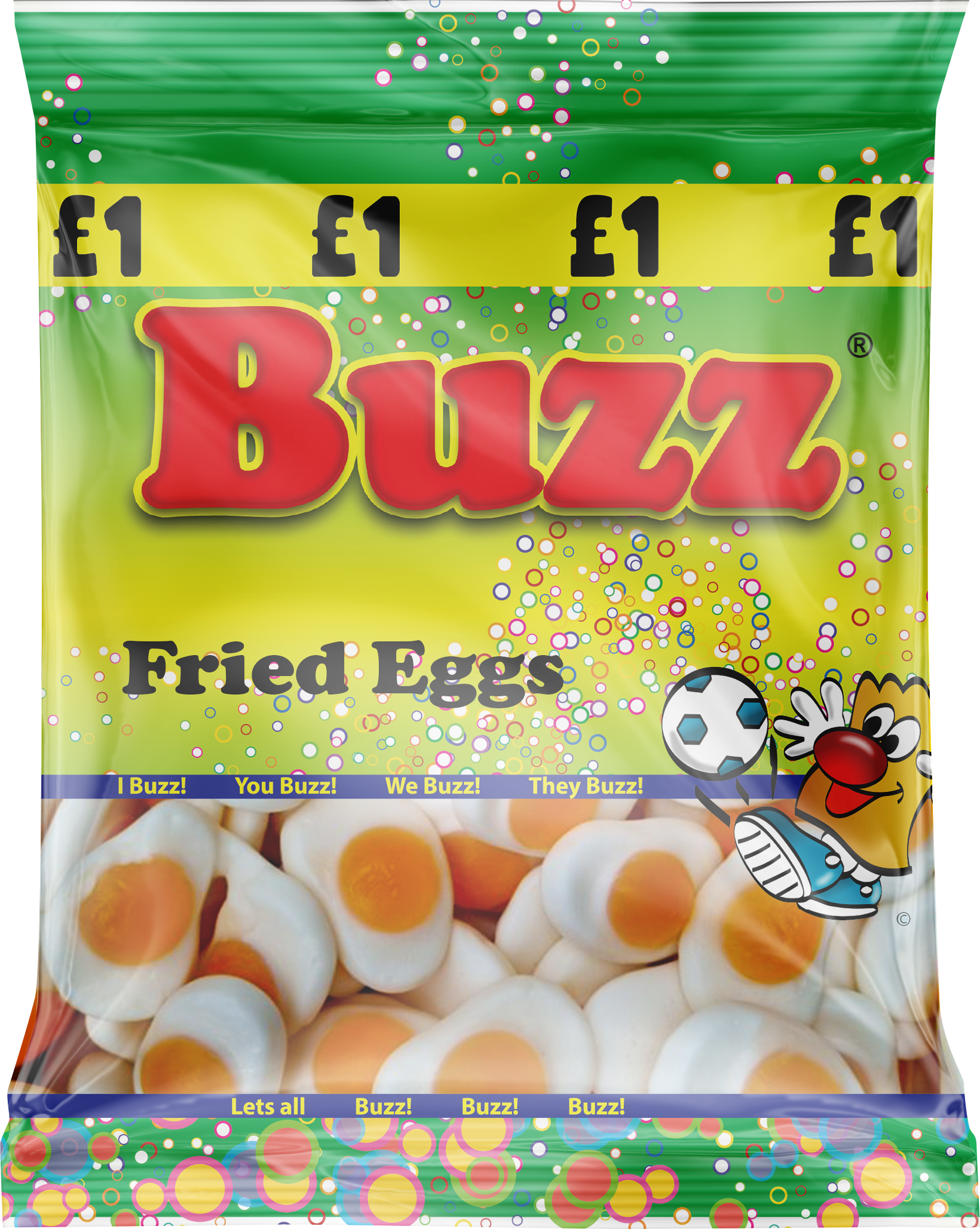 Buzz Sweets Fried Eggs | Share Pack