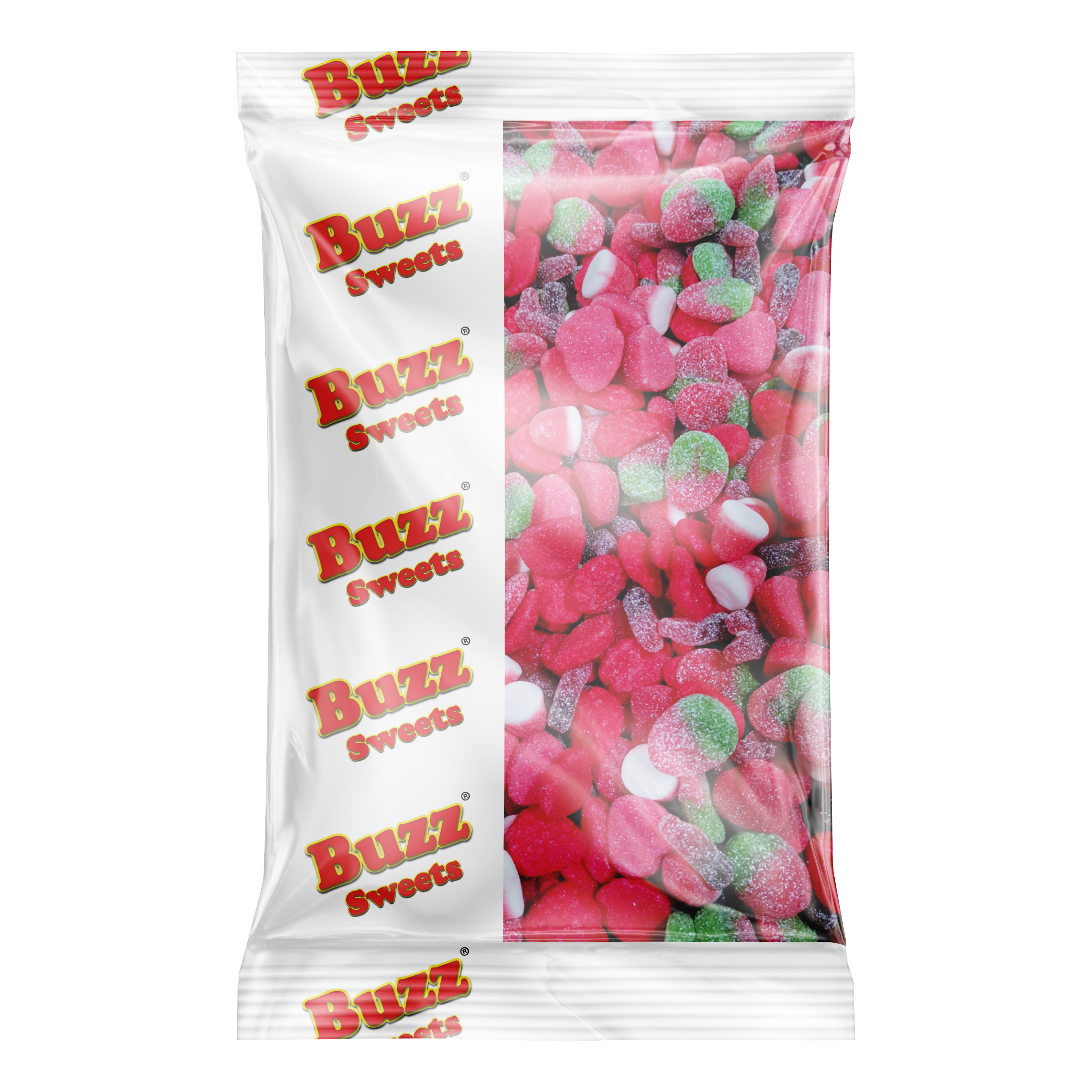 Buzz Sweets Sour Red Mix | Bulk Bags