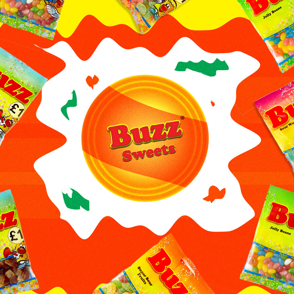 Buzz Sweets Super Sour Worms | Share Pack