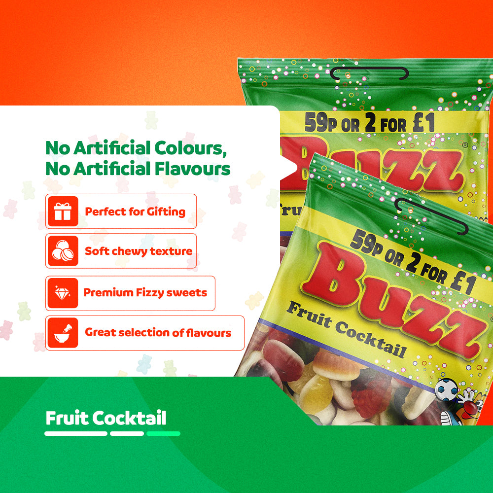 Buzz Sweets Fruit Cocktail | Kids Bag