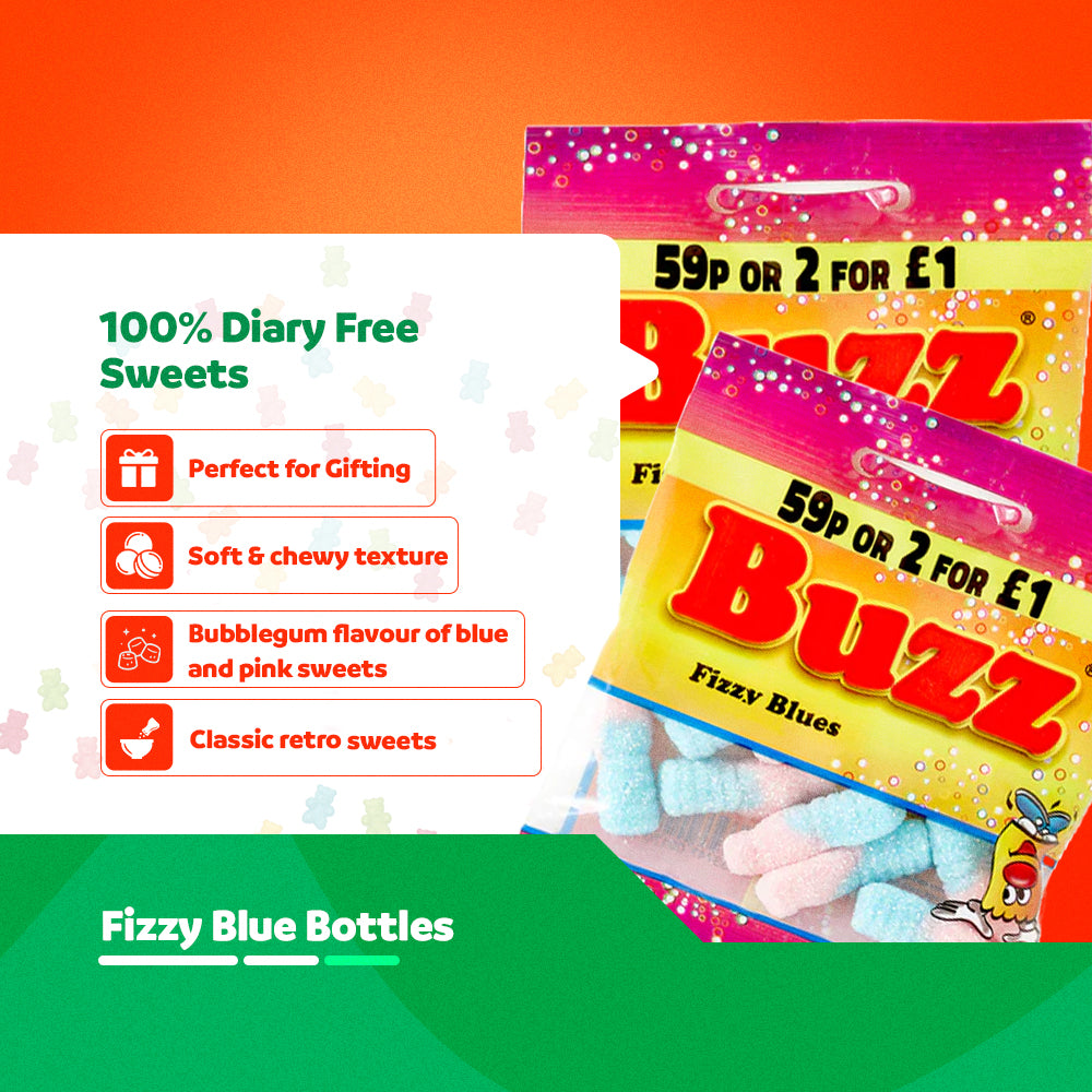 Buzz Sweets Fizzy Blues | Kids Bags