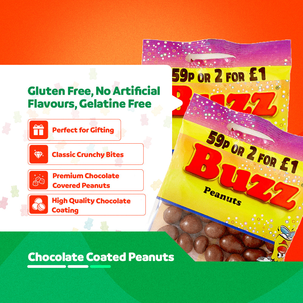 Buzz Sweets Chocolate Peanuts | Kids Bags