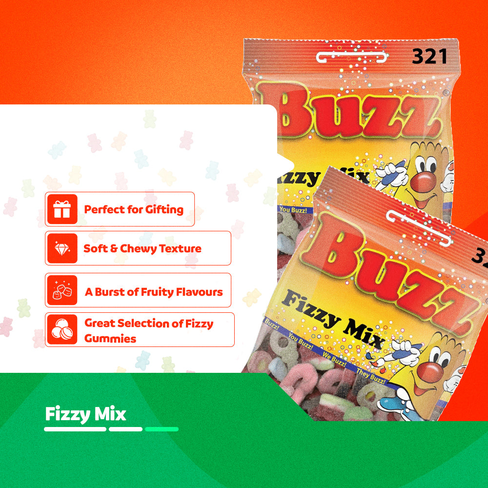 Buzz Sweets Fizzy Mix | Kids Bags