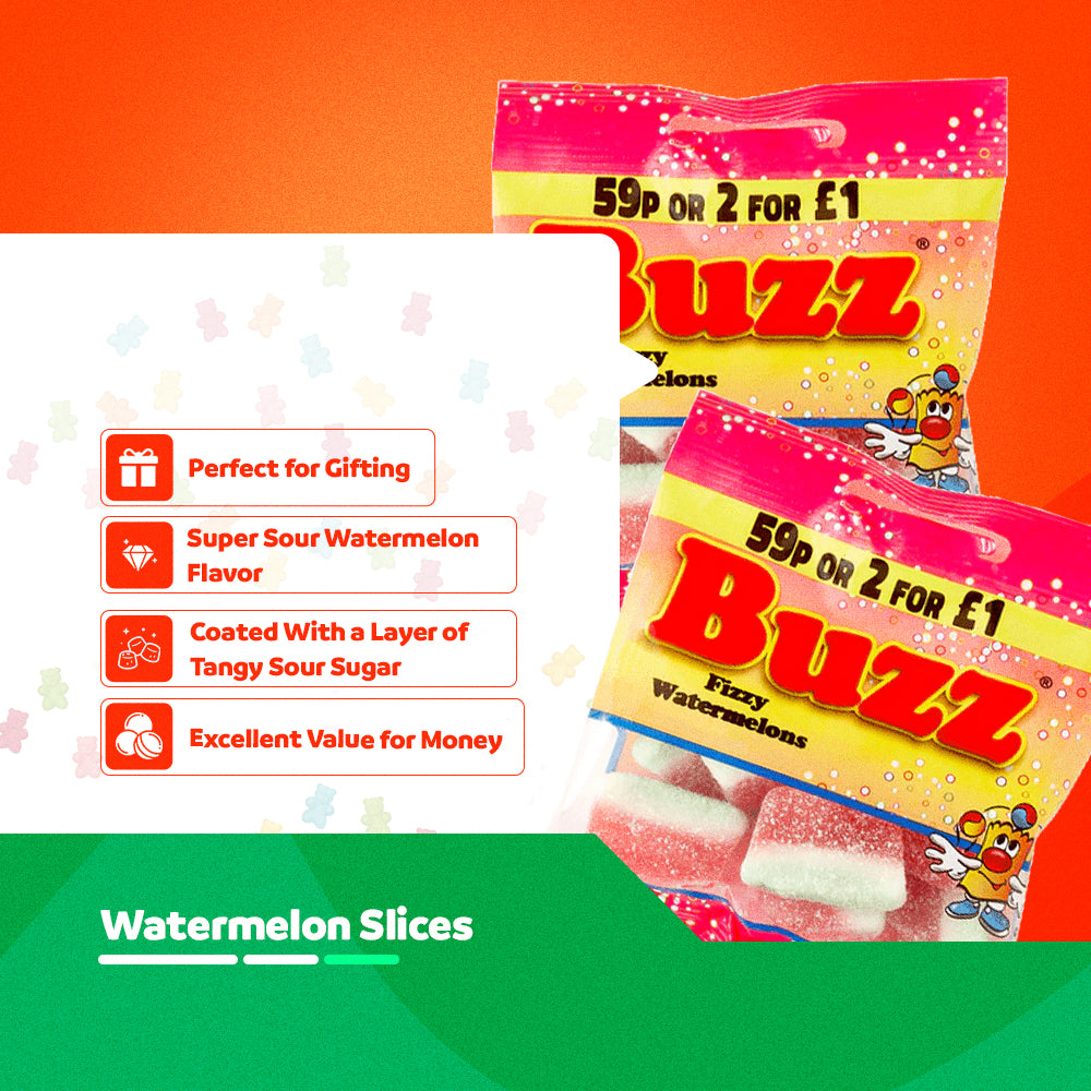 Buzz Sweets Watermelon Slices | Kids Bags