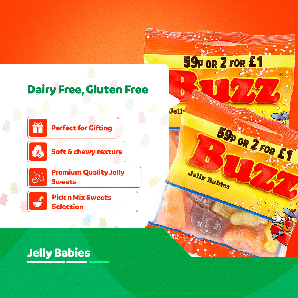 Buzz Sweets Jelly Babies | Kids Bags