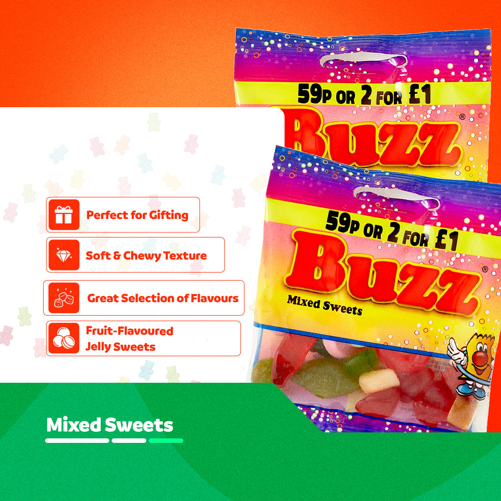 Buzz Sweets Mixed Sweets | Kids Bags