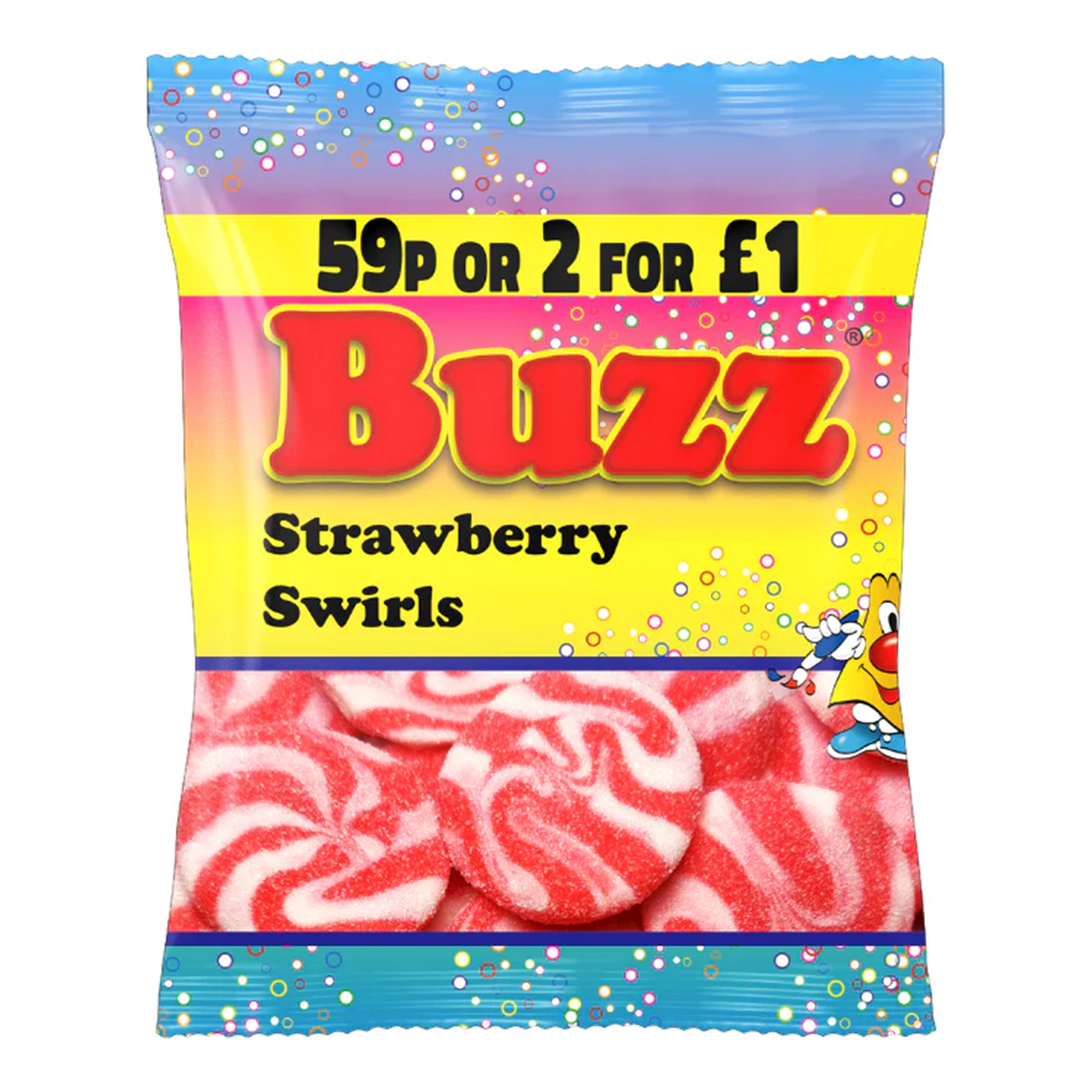 Buzz Sweets Strawberry Swirls | Kids Bags