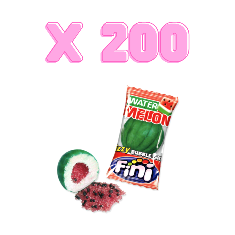 Buzz Sweets Watermelon Gum : 200Packs
